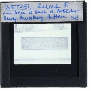 Naumburg (Saale), Wetzel, Denkmal der Geschichte der Arbeiterbewegung : Relief III, Aufbau