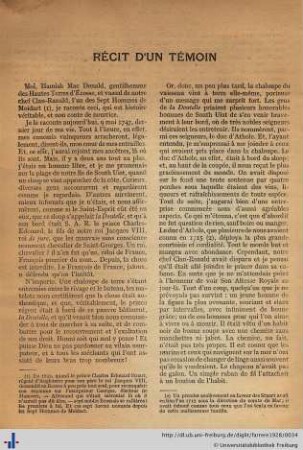 Récit d’un témoin.