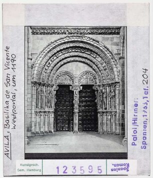 Avila: San Vicente, Westportal