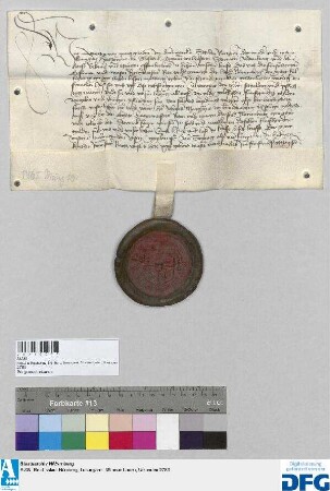 Dorothea Königin von Dänemark quittiert der Stadt Nürnberg über 500 fl. von ihrem Vater Markgrafen Johann ererbtes Leibgeding.