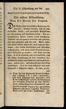 495-503, Daß Wesen einer moralischen Regierung faehig ...