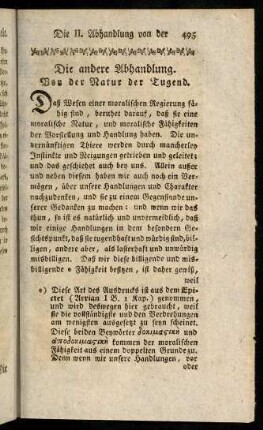 495-503, Daß Wesen einer moralischen Regierung faehig ...