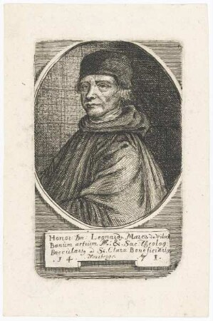 Bildnis des Leonardus Marer de Vilsek