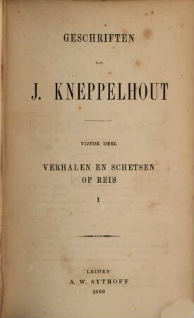 Geschriften, 5.6