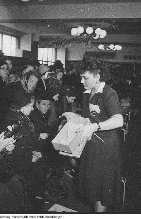 Handelsorganisation (HO) - Konsumgenossenschaft, Kaufhaus, Februar 1954