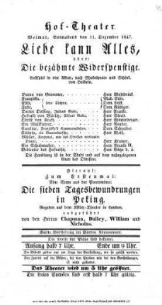 Liebe kann Alles, oder: Die bezähmte Widerspenstige