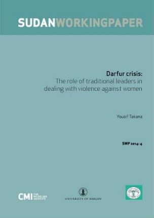 Darfur crisis : the role of traditional leaders in dealing with violence against women
