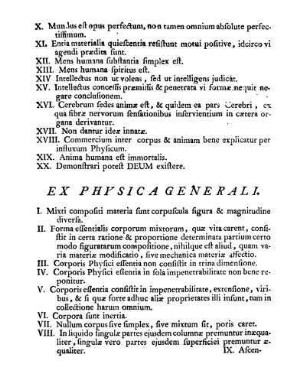 Ex Physica Generali.