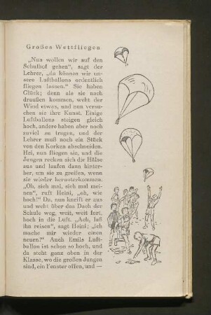 Großes Wettfliegen