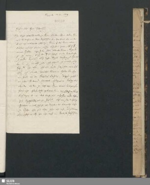 Nr. 17-20: Briefe Spohns an Böttiger aus dem Jahr 1819