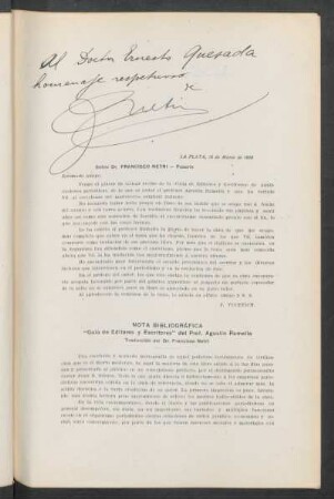 [Juicios críticos nacionales y extranjeros]