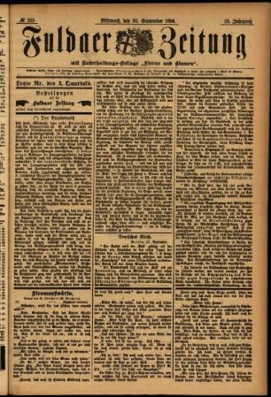 Ausgabe vom Mittwoch, den 30. September 1896.