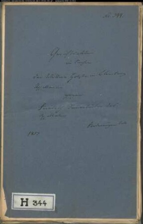 Holste, Witwe in Blomberg gegen Friedrich Sauerländer in Blomberg