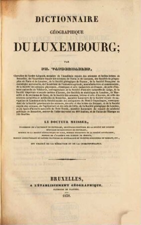 Dictionnaire du Luxembourg