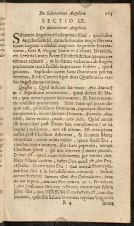 263-278, Lectio LII. De Salutatione Angelica. - Lectio LIV. Benedicta tu in mulieribus.