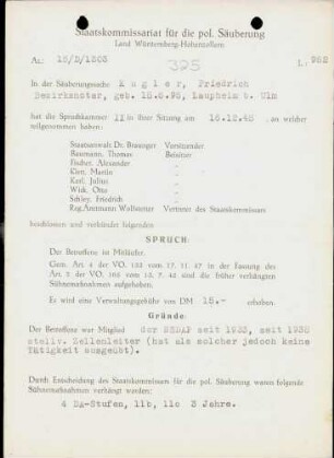 Kugler, Friedrich