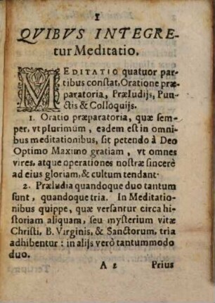 Brevis instructio ad bene meditandum