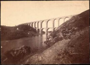 Viadukt, Göhren: Ansicht des Göhrener Viaduktes vom Tal aus gesehen