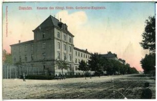 Dresden. Kaserne des Königlich Sächsischen Gardereiter-Regiments