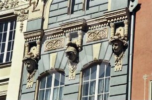 Bürgerhausfassade in der Langgasse Danzig