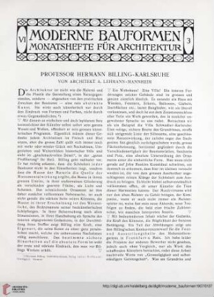 6: Professor Hermann Billing - Karlsruhe