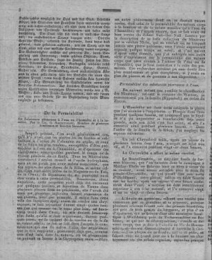 De la Perméabilité des Substances pierreuses à l'eau ou l'humidité et à la lumière / par le Cte. G. Rasoumovski, Membre de plusieurs Académies et Sociétés Savantes