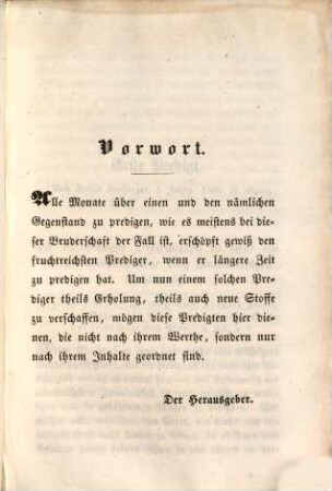 Bruderschafts-Predigten, 5. Zwölf Predigten für die heilige Dreifaltigkeits-Bruderschaft