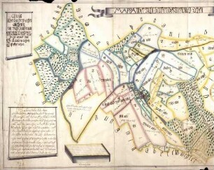 "Mappa" über Mühlhausen: "Mappa" der Kaplanei-Lehen