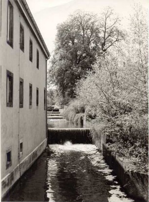 Mittelmühle und Mühlgraben. Detmold. Ameide, Blick nach Osten