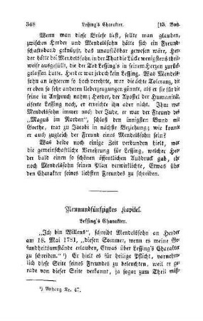 Neunundfünfzigstes Kapitel. Lessing's Charakter