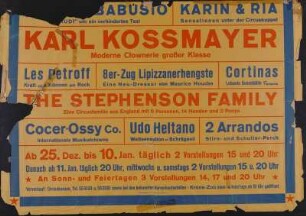 Circus Krone, ohne Ortsangabe, ohne Jahr