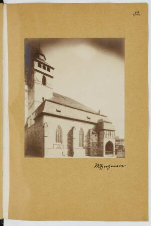 Liebfrauenkirche, Witzenhausen: Ansicht (aus: Skizzen- und Fotoalbum 22)