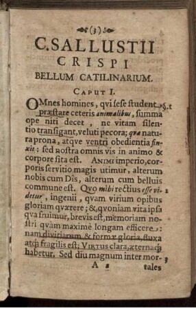 C. Sallustii Crispi Bellum Catilinarium
