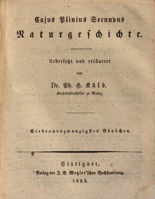 Naturgeschichte, 27