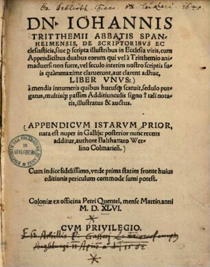 De scriptoribus ecclesiasticis