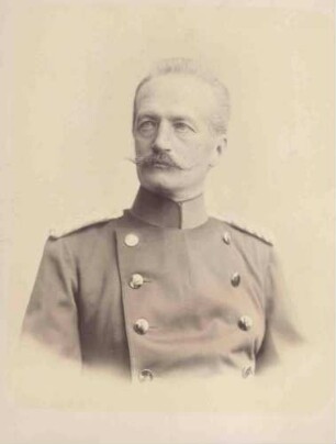 Friedrich von Gersdorff, Oberst und Kommandeur von 1889-1890, Brustbild