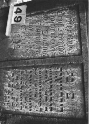Grabstein 49 (Detailaufnahme)