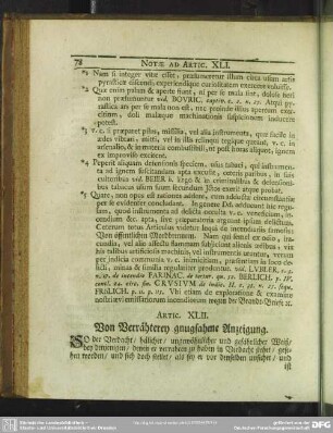 Artic. XLII. Von Verrätherey gnugsame Anzeigung