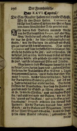 Das XXVI. Capitul.