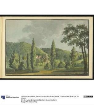 Partie im Königlichen Schlossgarten zu Freienwalde