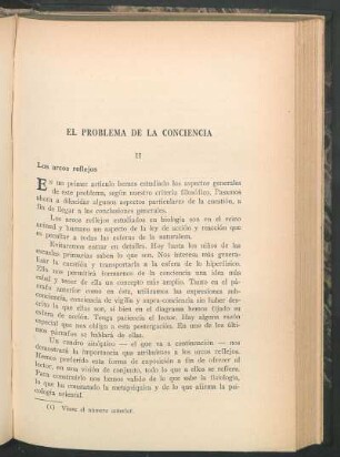 El problema de la conciencia