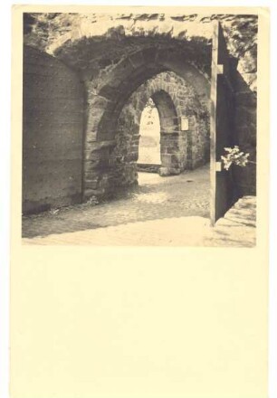 Blomberg: Burgtor. vermutlich um 1950. Sammlung Priester
