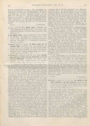 442-445 [Rezension] Davidson, Samuel, The doctrine of last things contained in the New Testament