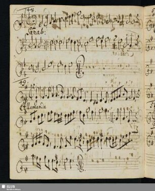 48. Horn, Johann Caspar: Sarabandes