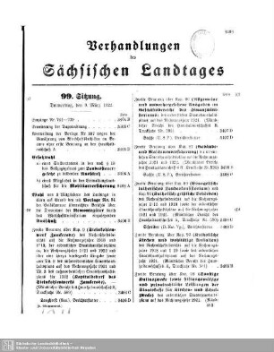 99. Sitzung