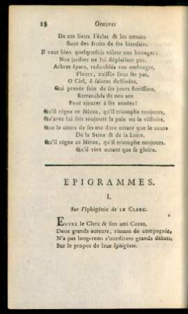 Epigrammes.