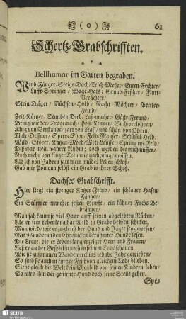 Scherz-Grabschrifften