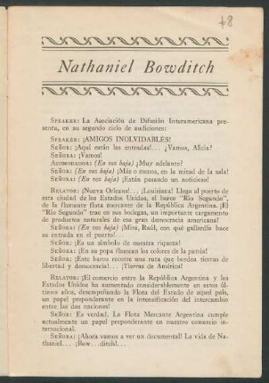Nathaniel Bowditch
