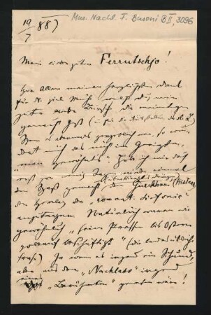 Brief an Ferruccio Busoni : 19.07.1887