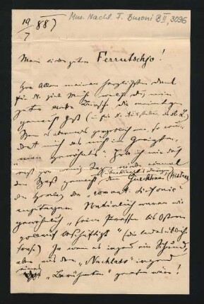 Brief an Ferruccio Busoni : 19.07.1887